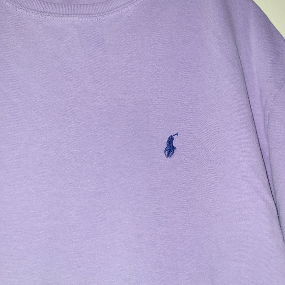 Unisex, Polo T-shirt, purple, size medium - Picture 6 of 7